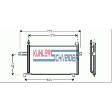 1621701 KUHLER SCHNEIDER Конденсатор, кондиционер