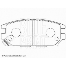 ADC44255 BLUE PRINT Комплект тормозных колодок, дисковый тормоз