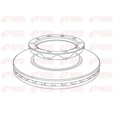 NCA1062.20 REMSA Тормозной диск