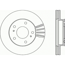 BDR1709.20 OPEN PARTS Тормозной диск