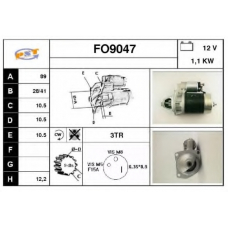 FO9047 SNRA Стартер