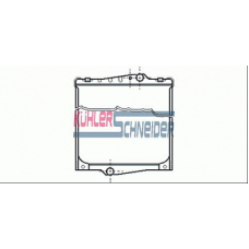 3900601 KUHLER SCHNEIDER Радиатор, охлаждение двигател