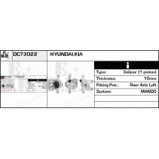 DC73022 EDR Тормозной суппорт