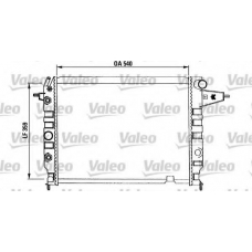 730395 VALEO Радиатор, охлаждение двигателя