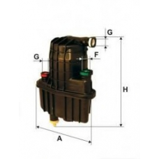 XN323 UNIFLUX FILTERS Топливный фильтр