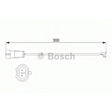 1 987 473 535 BOSCH Сигнализатор, износ тормозных колодок