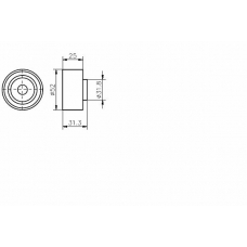 TKR 9070 TIMKEN Паразитный / ведущий ролик, зубчатый ремень