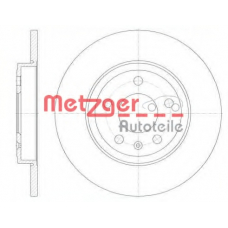 61011.00 METZGER Тормозной диск