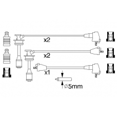 0 986 356 934 BOSCH Комплект проводов зажигания