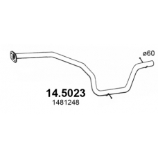 14.5023 ASSO Труба выхлопного газа