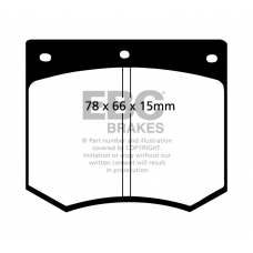 DP291 EBC Brakes Колодки тормозные