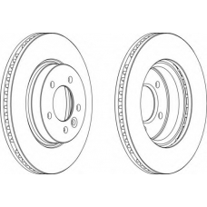 DDF1430-1 FERODO Тормозной диск