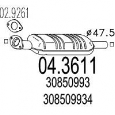 04.3611 MTS Катализатор