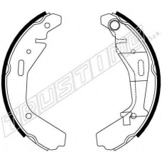 7318 TRUSTING Комплект тормозных колодок