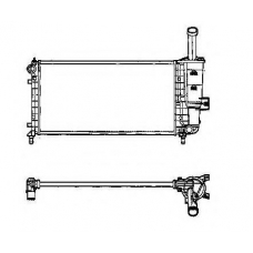 53605 NRF Радиатор, охлаждение двигателя