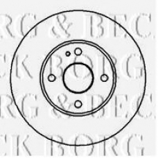 BBD4993 BORG & BECK Тормозной диск