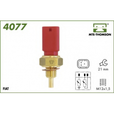 4077 MTE-THOMSON Датчик, температура охлаждающей жидкости; Датчик, 