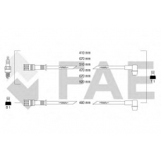 86020 FAE Комплект проводов зажигания