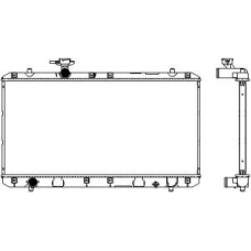 3431-1010 SAKURA  Automotive Радиатор, охлаждение двигателя