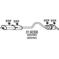 01.60308 MTS Глушитель выхлопных газов конечный