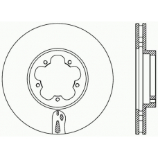 BDA2369.20 OPEN PARTS Тормозной диск