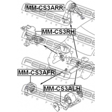 MM-CS3ALH FEBEST Подвеска, двигатель