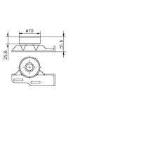 TKR 9149 TIMKEN Натяжной ролик, ремень грм