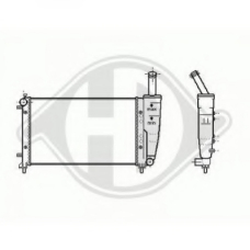 8345406 DIEDERICHS Радиатор, охлаждение двигателя