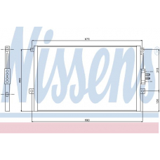 94464 NISSENS Конденсатор, кондиционер