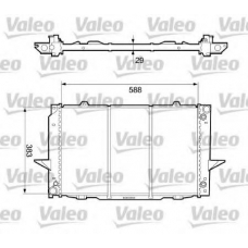 732365 VALEO Радиатор, охлаждение двигателя