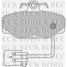 BBP1433 BORG & BECK Комплект тормозных колодок, дисковый тормоз