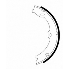 8DA 355 050-781 HELLA Комплект тормозных колодок, стояночная тормозная с