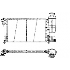 2110898 BEHR Radiator