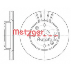 6110313 METZGER Тормозной диск