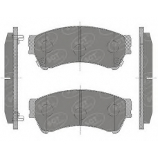 SP 646 PR SCT Комплект тормозных колодок, дисковый тормоз