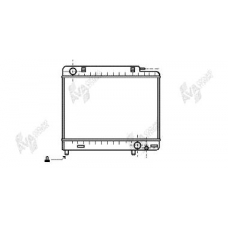 30002163 VAN WEZEL Радиатор, охлаждение двигателя