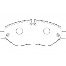 WBP29192A WAGNER LOCKHEED Комплект тормозных колодок, дисковый тормоз