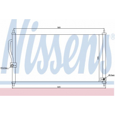 94438 NISSENS Конденсатор, кондиционер