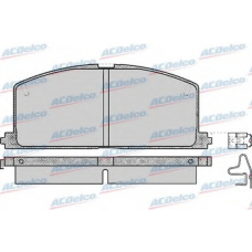 AC440481D AC Delco Комплект тормозных колодок, дисковый тормоз