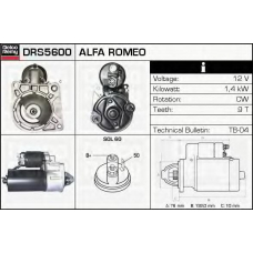 DRS5600 DELCO REMY Стартер