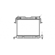 OL2105 AVA Радиатор, охлаждение двигателя