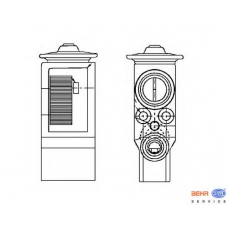 8UW 351 234-111 HELLA Расширительный клапан, кондиционер