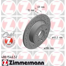 480.1546.52 ZIMMERMANN Тормозной диск