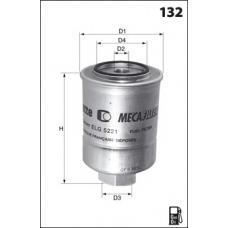 ELG5229 MECAFILTER Топливный фильтр