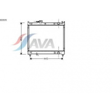 SZ2015 AVA Радиатор, охлаждение двигателя