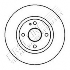 FBD1214 FIRST LINE Тормозной диск