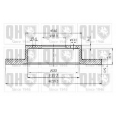 BDC4210 QUINTON HAZELL Тормозной диск