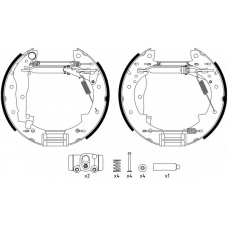 8DB 355 022-731 HELLA Комплект тормозных колодок