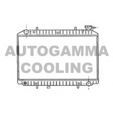 102201 AUTOGAMMA Радиатор, охлаждение двигателя