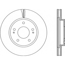 BDR2237.20 OPEN PARTS Тормозной диск